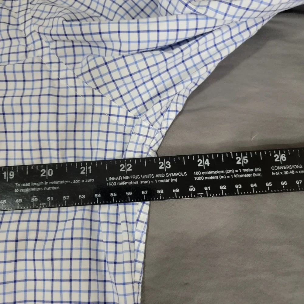 Polo Ralph Lauren Purepress Shirt Men's Medium Plaid Long Sleeve Button Up